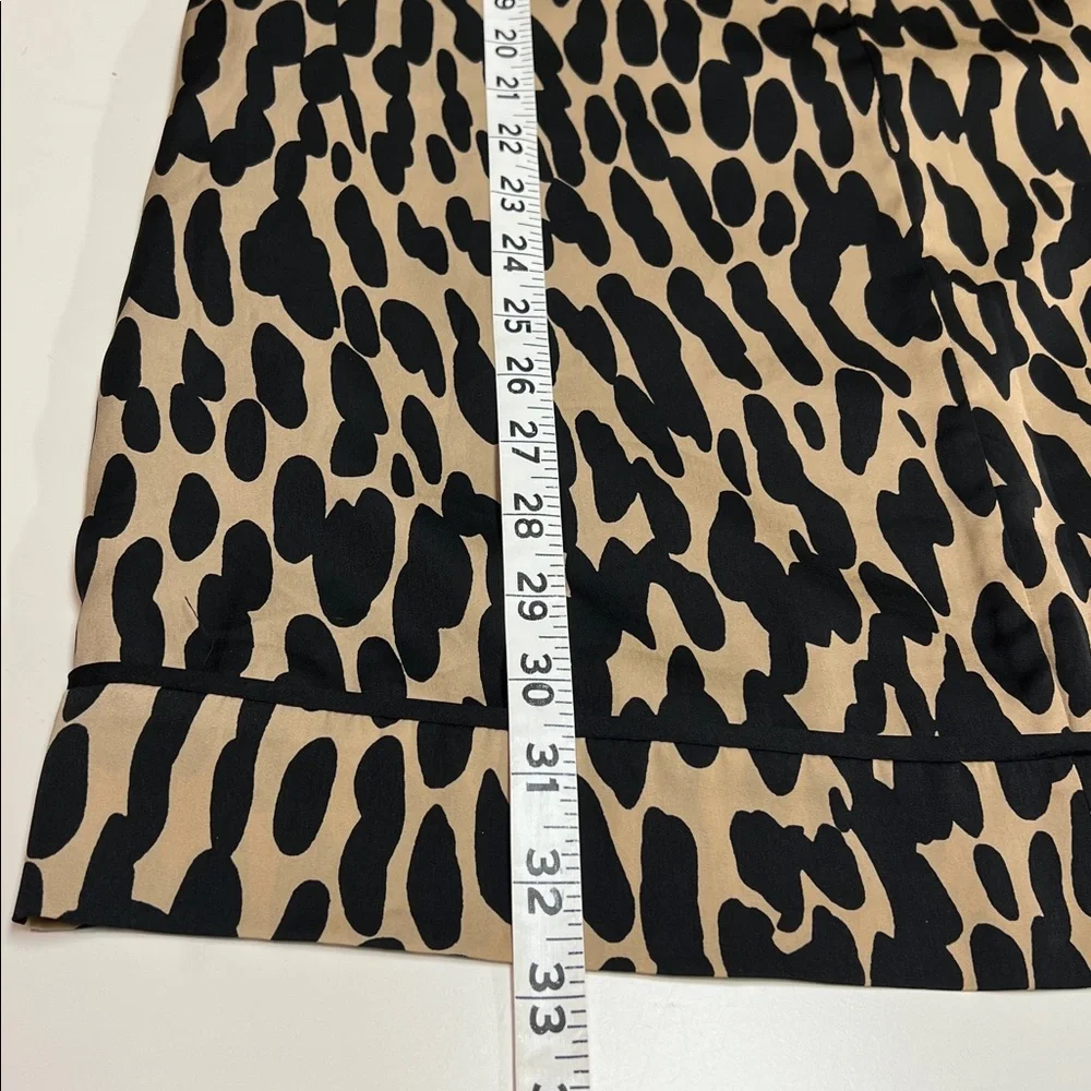 LOFT Black and Tan Patterned Sheath Dress - Picture 16 of 16